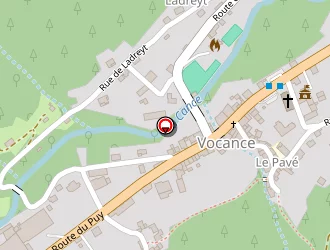 Carte de Chez Scico à Vocance