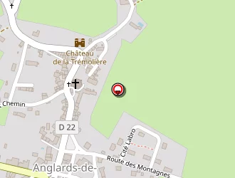 Carte de Cellier Gilles à Anglards-de-salers