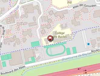 Carte de Gymnase Des Buclos à Meylan