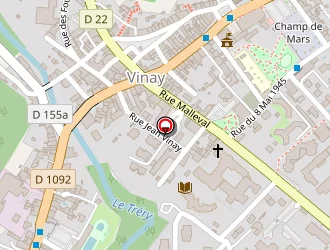 Carte de La Poste à Vinay