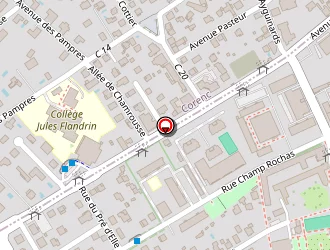 Carte de Oliva Vincent David à Corenc