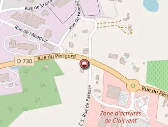 Carte de Aupe Telecom à Montguyon