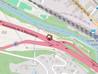 Carte de La Grange à Valloire