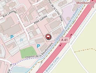 Carte de Technidata à Montbonnot-saint-martin