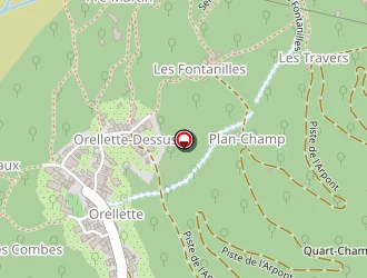 Carte de Poncot Thierry à Orelle