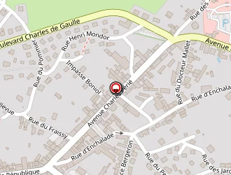 Carte de La Poste (centre Courrier) à Mauriac