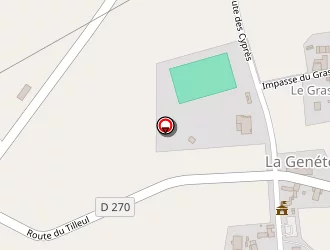 Carte de Ypsoline (earl) à Genétouze (la)