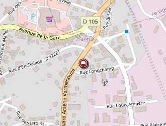 Carte de U.d.a.f. Du Cantal à Mauriac