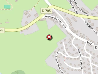 Carte de Roche Nadine à Mauriac