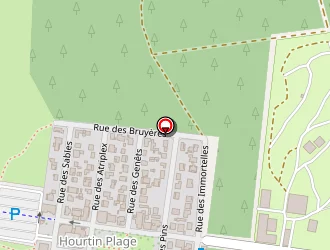 Carte de Surfing Medoc à Hourtin