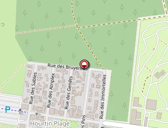 Carte de La Plage Café à Hourtin