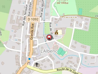 Carte de Sublim Beaute à Albenc (l')