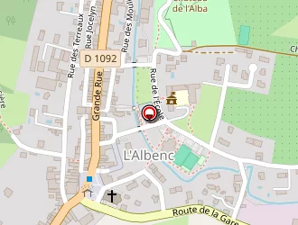 Carte de Grassini Sébastien à Albenc (l')