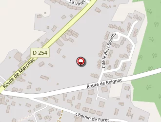 Carte de Bernard Vincent à Étauliers