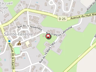 Carte de La Poste à Sainte-féréole