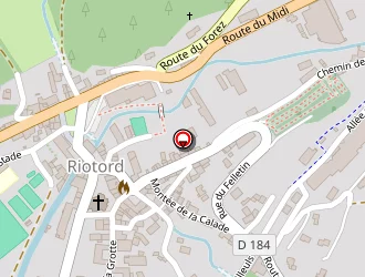 Carte de Evenplast à Riotord