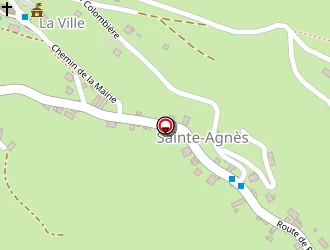 Carte de Michel Papet à Sainte-agnès