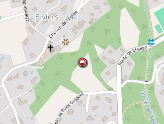 Carte de Station Esso Express à Biviers