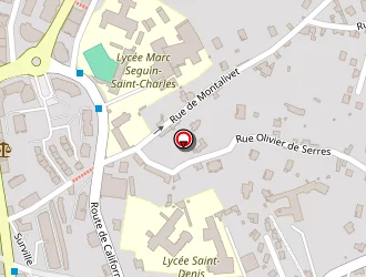 Carte de Salle De Danse Bourguignon à Annonay