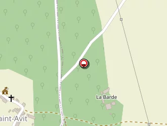 Carte de Transports Petit à Saint-avit