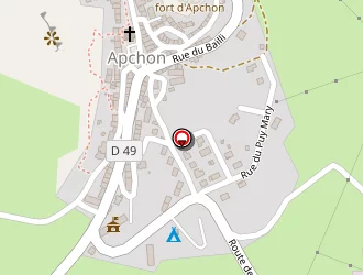 Carte de Urgence (services Locaux) à Apchon