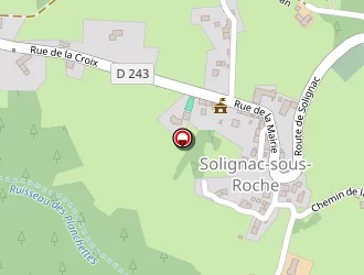 Carte de Billard Paul à Solignac-sous-roche