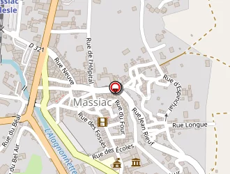 Carte de Irn à Massiac