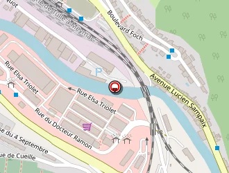 Carte de Centre Leclerc à Tulle