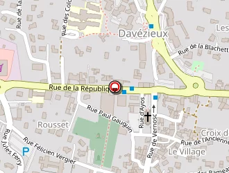 Carte de Ourlin Laurent à Davézieux