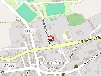 Carte de Bibliothèque à Tocane-saint-apre