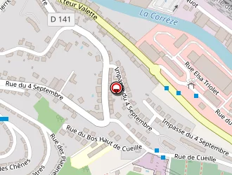 Carte de Augereau Michaël à Tulle