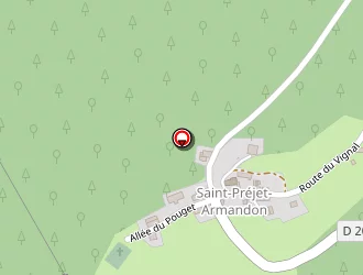 Carte de Ricoux à Saint-préjet-armandon