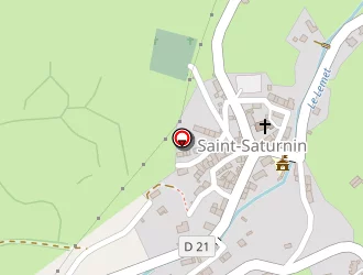 Carte de Urgence (services Locaux) à Saint-saturnin