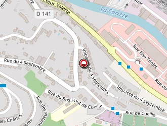 Carte de Teixeira Antonio à Tulle