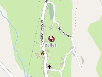 Carte de Roussingue Gilbert à Méallet