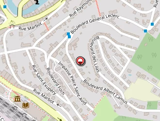 Carte de Valentin Brudieux à Tulle