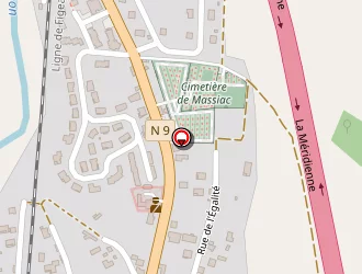 Carte de Magazino à Massiac