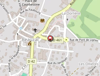 Carte de Aléxis Roullaud à Beauzac