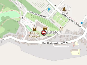 Carte de La Poste à Hautefort