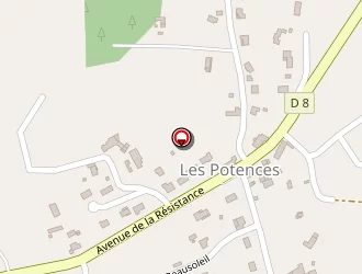 Carte de Daniel Benoît à Sorges