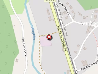 Carte de Hôtel La Colombière à Massiac