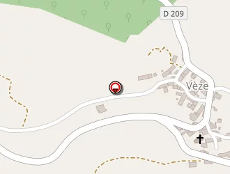 Carte de Centrale De La Vèze à Vèze