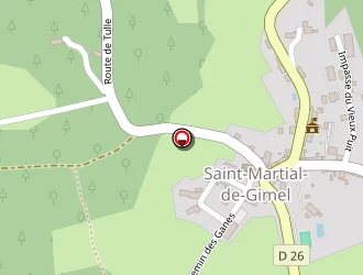 Carte de Geneste Bernard à Saint-martial-de-gimel