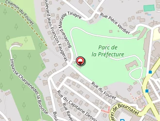 Carte de Lycée Edmond Perrier à Tulle