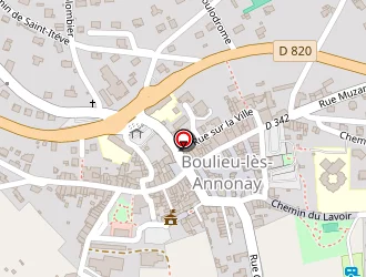 Carte de Pompiers à Boulieu-lès-annonay