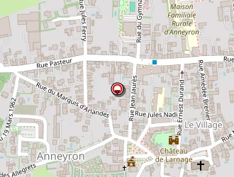 Carte de Ecole Maternelle à Anneyron