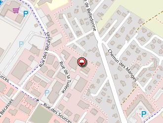 Carte de La Plage à Crolles