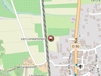 Carte de Delaplacette à Champagne