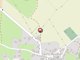 Carte de Agence Postale à Saint-andré-de-chalencon