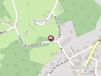 Carte de Isabelle Coiffure à Marcillac-la-croisille